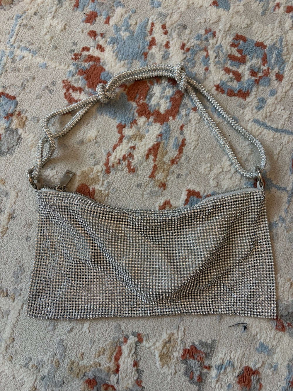 Sparkly zipped bag